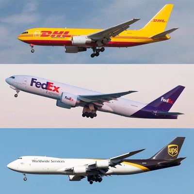 FedEx DHL UPS บริการขนส่งสินค้าระหว่างประเทศประตูต่อประตู 3-5 วัน เวลาเดินทาง